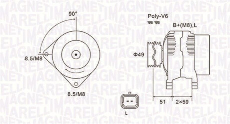 Автозапчасть MAGNETI MARELLI 063731881010