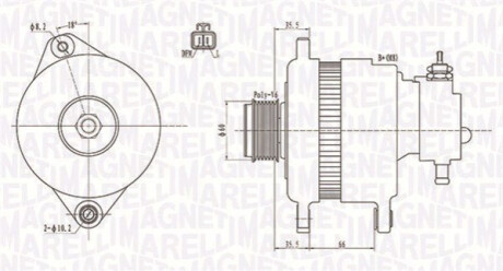 Автозапчастина MAGNETI MARELLI 063731899010