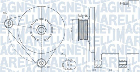 Автозапчасть MAGNETI MARELLI 063731910010