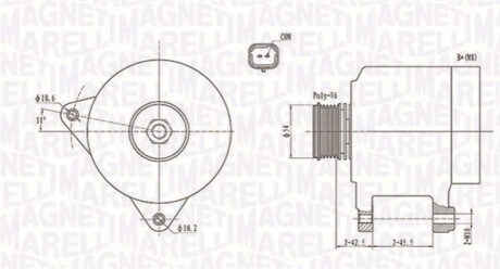 Автозапчасть MAGNETI MARELLI 063731914010 (фото 1)