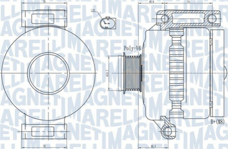 Автозапчасть MAGNETI MARELLI 063731923010