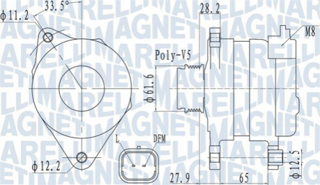 Автозапчасть MAGNETI MARELLI 063732016010 (фото 1)