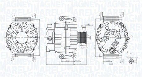 ALTERNATOR MAGNETI MARELLI 063732072010