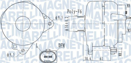 Автозапчасть MAGNETI MARELLI 063732118010 (фото 1)