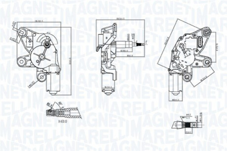 SILNIK WYCIERACZEK VW CADDY III 03.04-05.15 PRZР°D MAGNETI MARELLI 064371100010