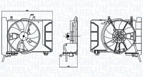 Fan, radiator MAGNETI MARELLI 069422769010 (фото 1)