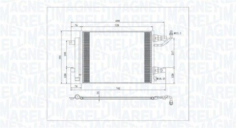 Skraplacz MITSUBISHI COLT 1.5 DiD MAGNETI MARELLI 350203792000