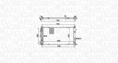 CHÑœODNICA MAGNETI MARELLI 350213152300