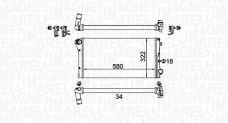 Автозапчасть MAGNETI MARELLI 350213161500 (фото 1)