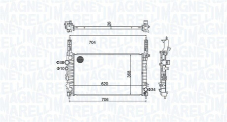 CHСњODNICA MAGNETI MARELLI 350213162900