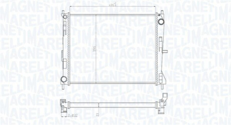 Chodnica RENAULT CLIO III (BR0/1, CR0/1) 1.2 16V/1.5dCi MAGNETI MARELLI 350213165300