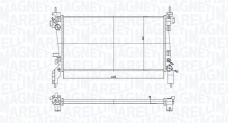 Chodnica CITROEN/FIAT/PEUGEOT NEMO, QUBO, BIPPER 1.3/1.4HDI MAGNETI MARELLI 350213172600