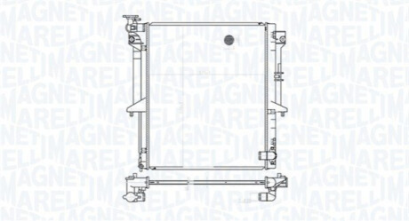 Радиатор охлаждения двигателя MAGNETI MARELLI 350213177300