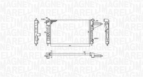 RADIATOR MAGNETI MARELLI 350213189100