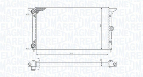 Chodnica FORD/SEAT/VW GALAXY, ALHAMBRA, SHARAN MAGNETI MARELLI 350213190100