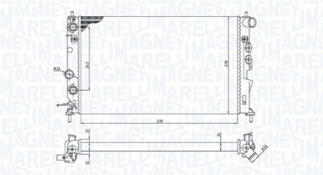 Chodnica OPEL VECTRA B 1.6/1.6 16V MAGNETI MARELLI 350213190300