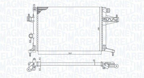 RADIATOR MAGNETI MARELLI 350213191600