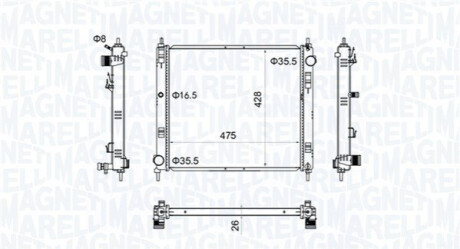 Автозапчасть MAGNETI MARELLI 350213205500