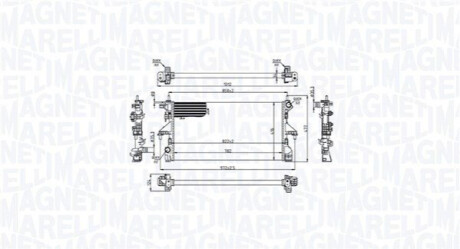 Chłodnica FIAT DUCATO 250, 290 150D MAGNETI MARELLI 350213215200 (фото 1)