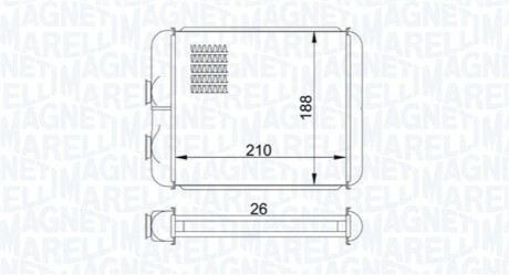 Автозапчасть MAGNETI MARELLI 350218407000 (фото 1)