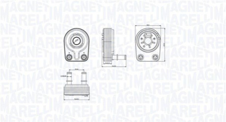 Охолоджувач мастила MAGNETI MARELLI 350300001400