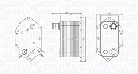 Охолоджувач мастила MAGNETI MARELLI 350300004000