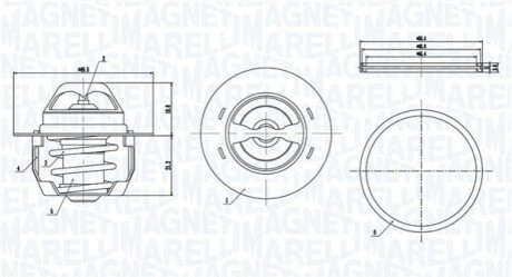 Автозапчасть MAGNETI MARELLI 352317005140