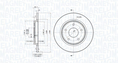 Автозапчастина MAGNETI MARELLI 360406115001