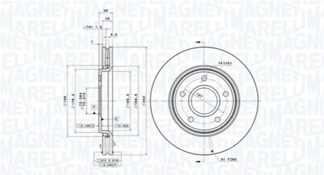 Автозапчастина MAGNETI MARELLI 360406119601