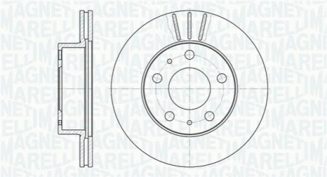 Тормозной диск MAGNETI MARELLI 361302040228