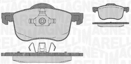 Колодки дискового тормоза MAGNETI MARELLI 363916060422