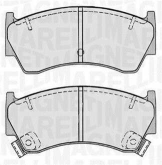 Колодки дискового тормоза MAGNETI MARELLI 363916060518