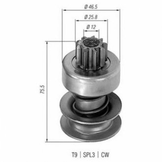 Ведущая шестерня, стартер MAGNETI MARELLI 940113020001