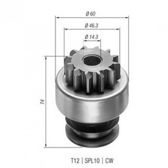 Бендикс стартера - MAGNETI MARELLI 940113020150