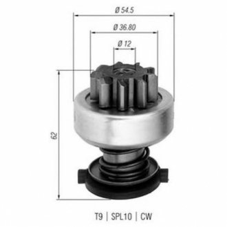 Бендикс стартера MAGNETI MARELLI 940113020279