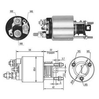 Тяговое реле, стартер MAGNETI MARELLI 940113050526