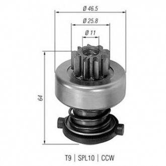 Бендикс стартера MAGNETI MARELLI AMB0113