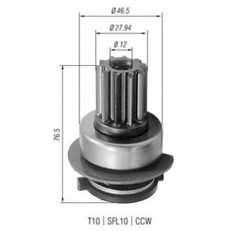 Бендикс стартера MAGNETI MARELLI AMB0223