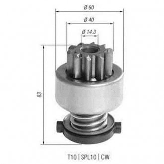 Бендикс стартера MAGNETI MARELLI AMB0393