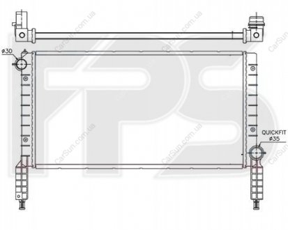 Радиатор охлаждения MAGNETI MARELLI FP 26 A139-X