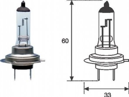 Лампа H7 MAGNETI MARELLI H7 12 (фото 1)