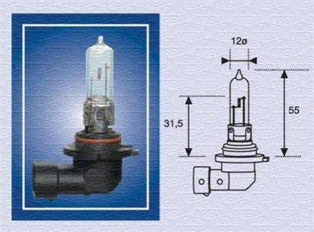 Лампа HB3 MAGNETI MARELLI HB312