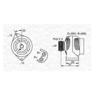 Автозапчасть MAGNETI MARELLI MAN1009