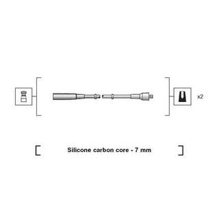 Дроти запалювання, набір MAGNETI MARELLI MSK1205