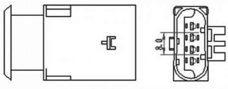 Лямбда-зонд MINI CABRIO 1.6I 02- MAGNETI MARELLI OSM050