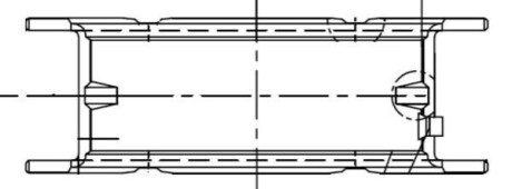 Вкладиші Корінні (Std) Mb Mk/ng/o 303/o 304/o 330/o 340/o 403/o 404/tourismo (O 350), Neoplan Cityliner/jetliner/skyliner, Padane Z, Setra 200 MAHLE / KNECHT 001 FL 10328 000 (фото 1)