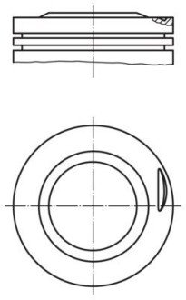 Поршень MAHLE / KNECHT 002 25 01