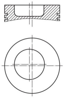 Поршень MAHLE / KNECHT 004 51 00 (фото 1)