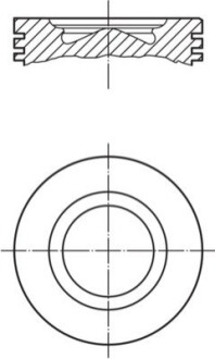 Поршень MAHLE / KNECHT 007PI00170000