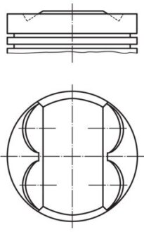 Поршень MAHLE / KNECHT 011 PI 00105 002